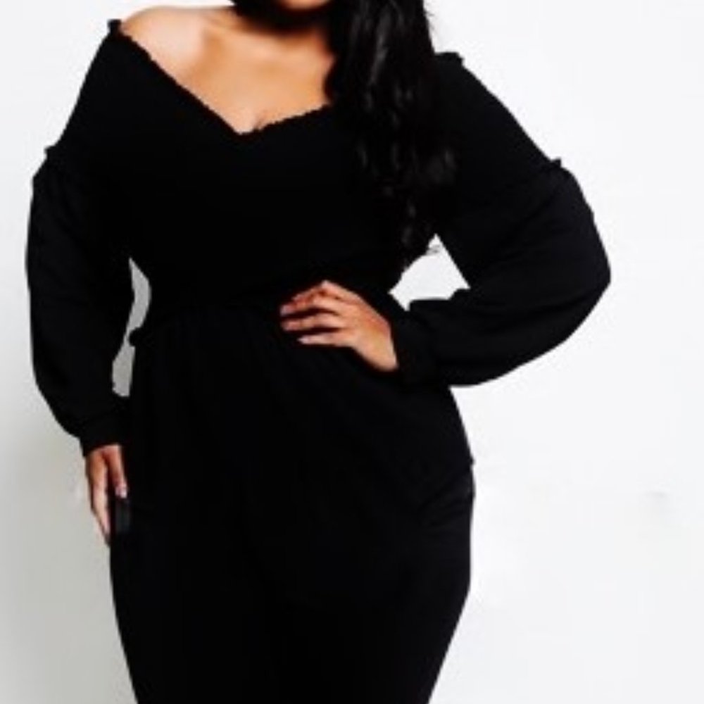 Beautiful 2 piece peplum top pant set